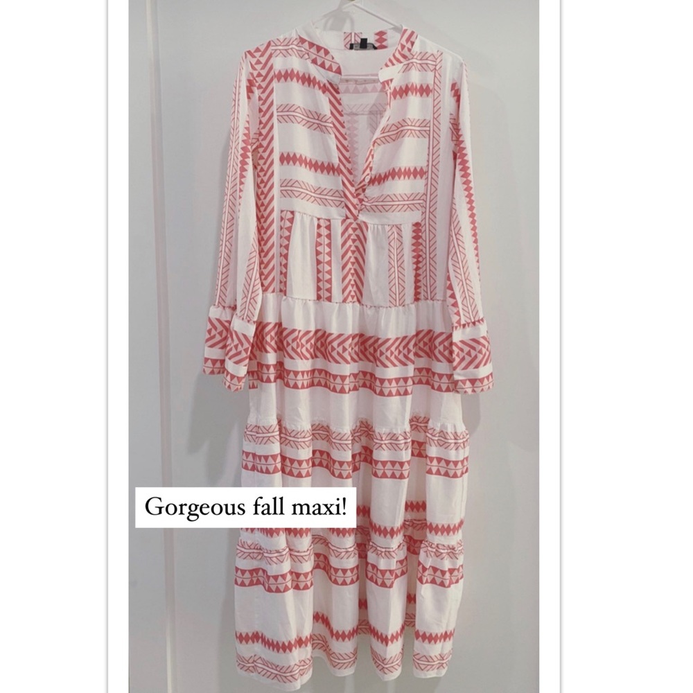 Aztec Print Fall Maxi